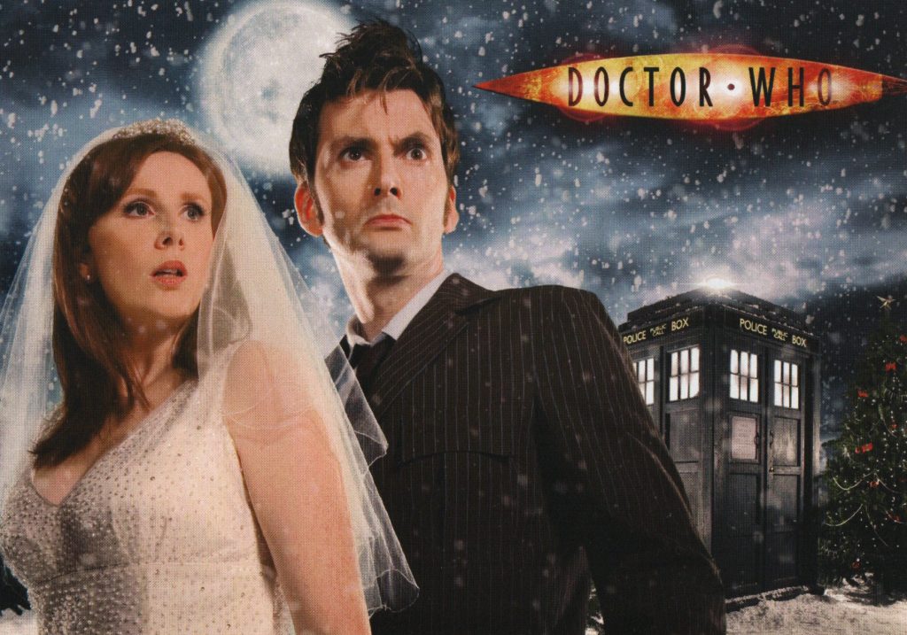 Doctor Who Postcard featuring 10th Doctor and Donna