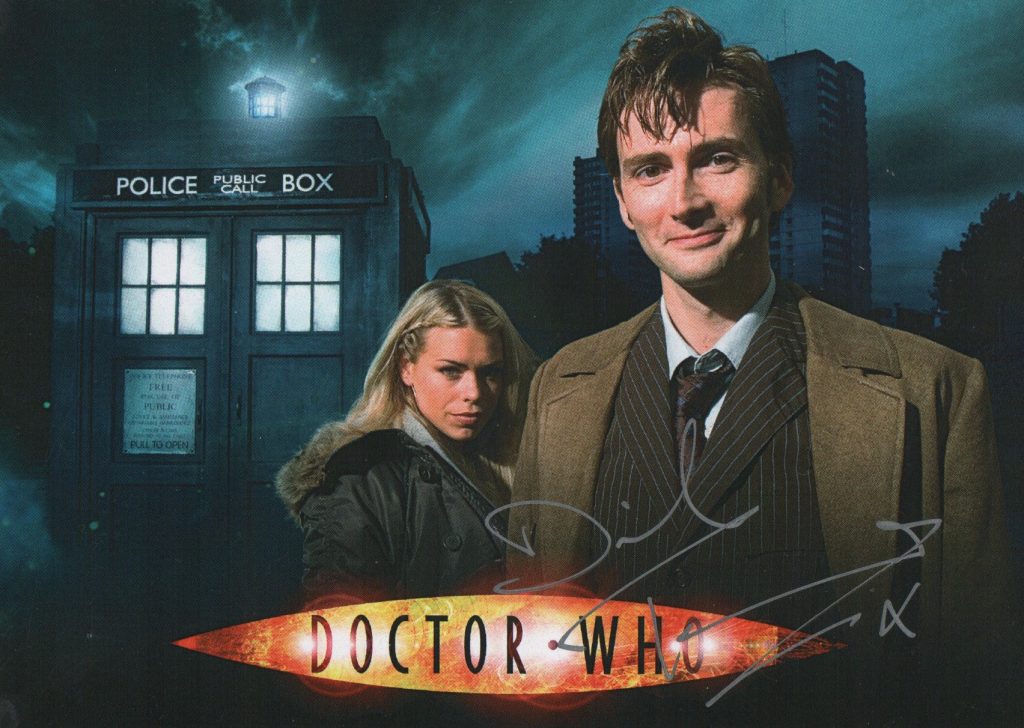 Doctor Who Postcard featuring 10th Doctor and Rose
